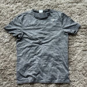 Gymshark Black and Gray Short Sleeve Tee